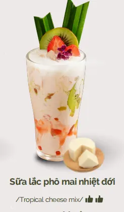 Hình ảnh Sữa lắc phô mai nhiệt đới