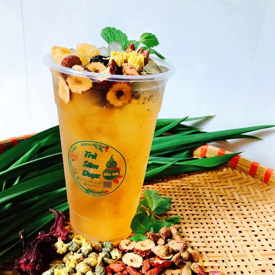 Hình ảnh Sâm bách hoa bạc hà - full 7 topping