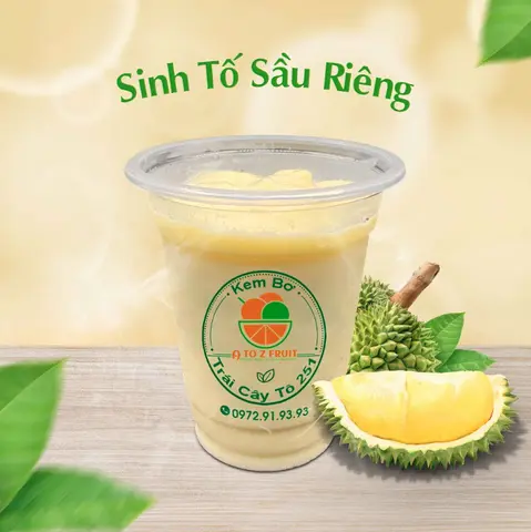 Hình ảnh Sinh Tố Sầu Riêng