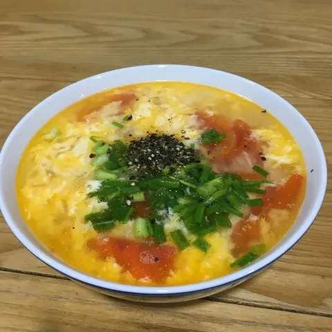 Hình ảnh Canh cà chua nấu trứng