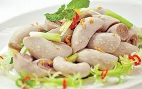 Hình ảnh Dồi trường hấp hành gừng