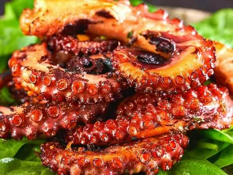 Hình ảnh Bạch tuộc xào sate