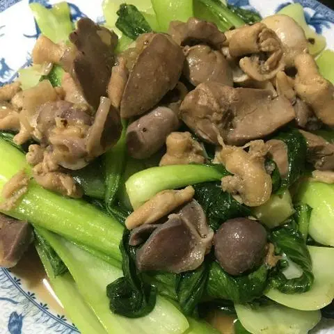 Hình ảnh Lòng xào cải xanh