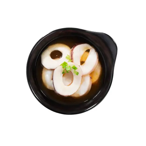 Hình ảnh Mực cắt khoanh thêm mì