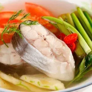 Hình ảnh Cơm canh chua cá hú thơm