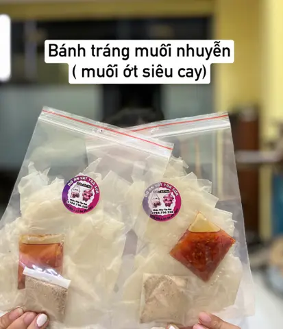 Hình ảnh Bánh tráng muối nhuyễn