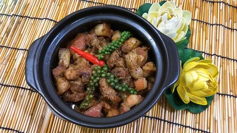 Hình ảnh Ba chỉ kho tiêu