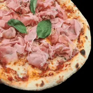 Hình ảnh Pizza đùi heo muối - Smoked prosciutto sourdough pizza