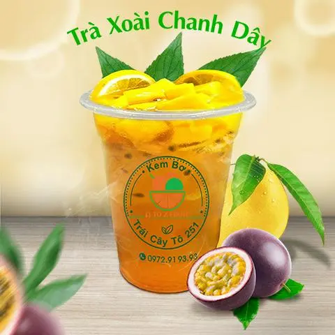 Hình ảnh Trà Xoài Chanh Dây