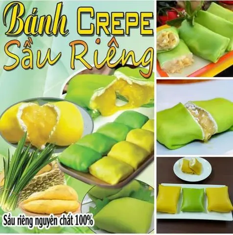 Hình ảnh Bánh creep sầu riêng