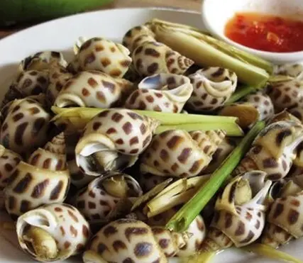 Hình ảnh Ốc hương hấp sả