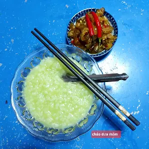 Hình ảnh Cháo dưa mắm