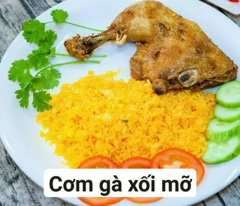 Hình ảnh Cơm Gà Xối Mỡ