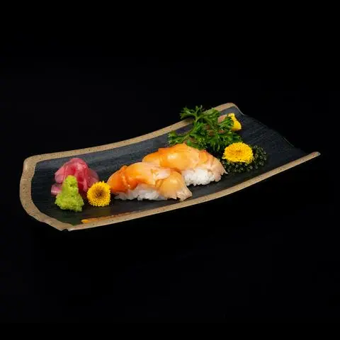 Hình ảnh Cơm nắm sò lông Nhật - japanese ark shell nigiri - ni16