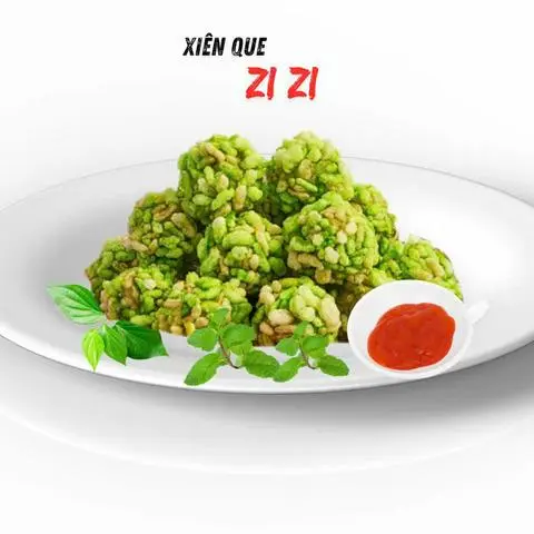 Hình ảnh Chả Cá Cốm Xanh - 3 Viên/Xiên