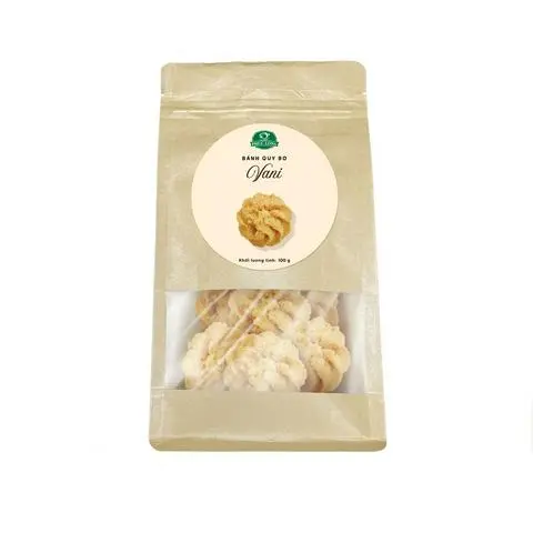 Hình ảnh Bánh Quy Bơ Vani 100gr (Túi Kraft)