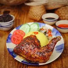Hình ảnh Cơm gà sốt tiêu đen