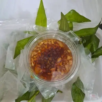 Hình ảnh Dẻo sương chấm sốt muối sa tế tỏi chay
