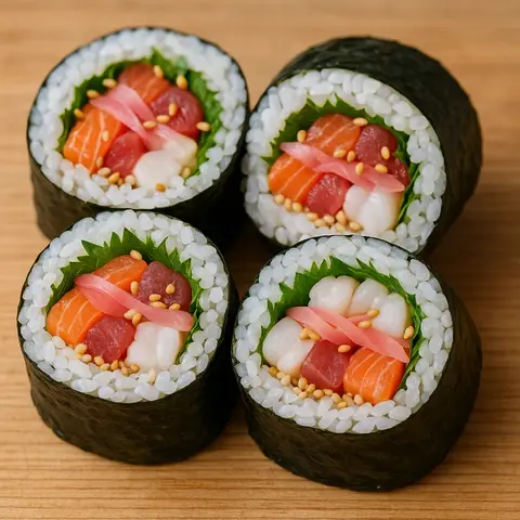 Hình ảnh Cơm cuộn sashimi
