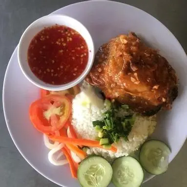 Hình ảnh Cơm gà rô ti