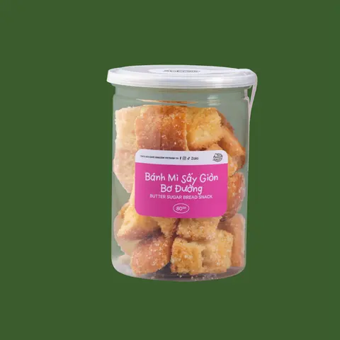 Hình ảnh Bánh mì sấy giòn bơ đường - 80gram