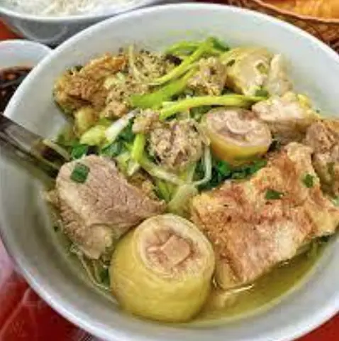 Hình ảnh Bún đuôi thịt mọc