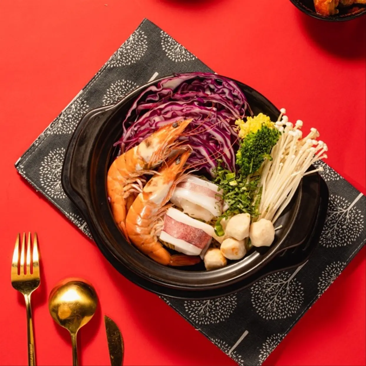Hình ảnh Mì kim chi hải sản