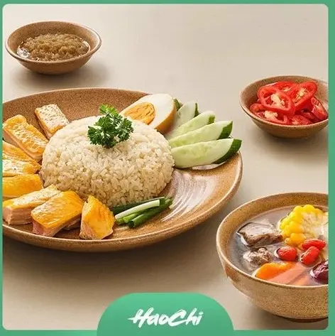 Hình ảnh HC3 Combo cơm gà - canh hầm