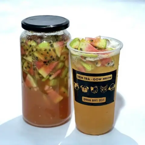 Hình ảnh Trà Ổi Hồng Chanh Dây