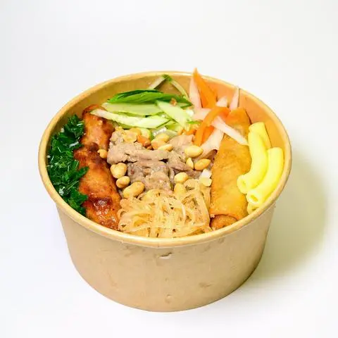 Hình ảnh Nui thịt xào thập cẩm
