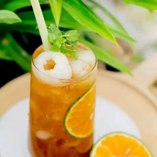 Hình ảnh Trà vải cam sả