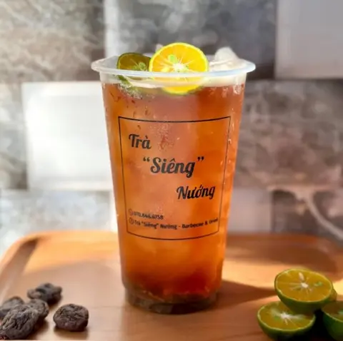 Hình ảnh Hồng Trà Tắc Xí Muội Sủi Bọt