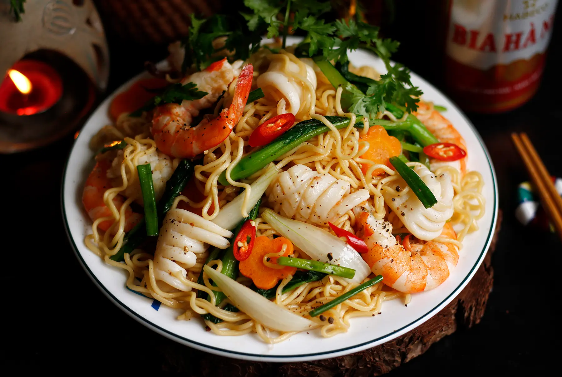 Hình ảnh Mì xào hải sản