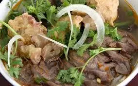 Hình ảnh Bún bò gân chả