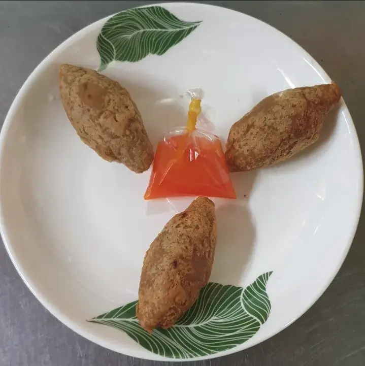Hình ảnh Bánh khoai môn chiên chay