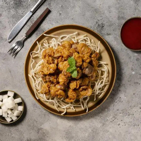 Hình ảnh Mề gà chiên