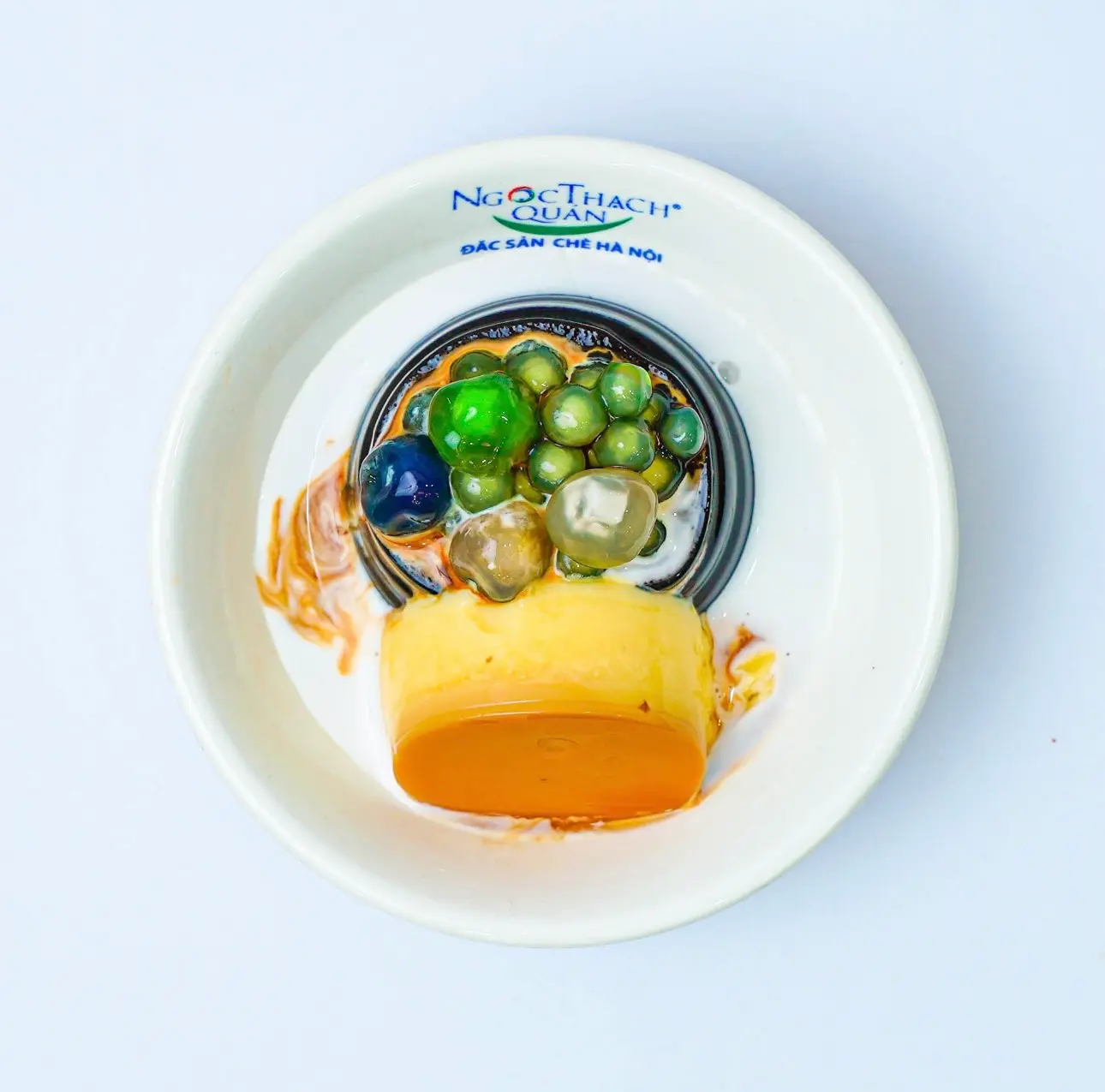 Hình ảnh Rau câu cafe caramen