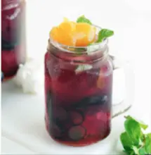Hình ảnh Trà nho full topping