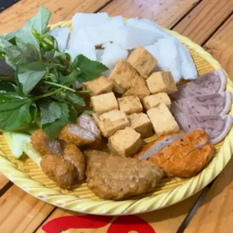 Hình ảnh Bún đậu thập cẩm nhỏ