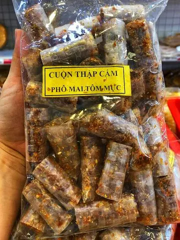 Hình ảnh Bánh tráng cuốn thập cẩm - túi 250g