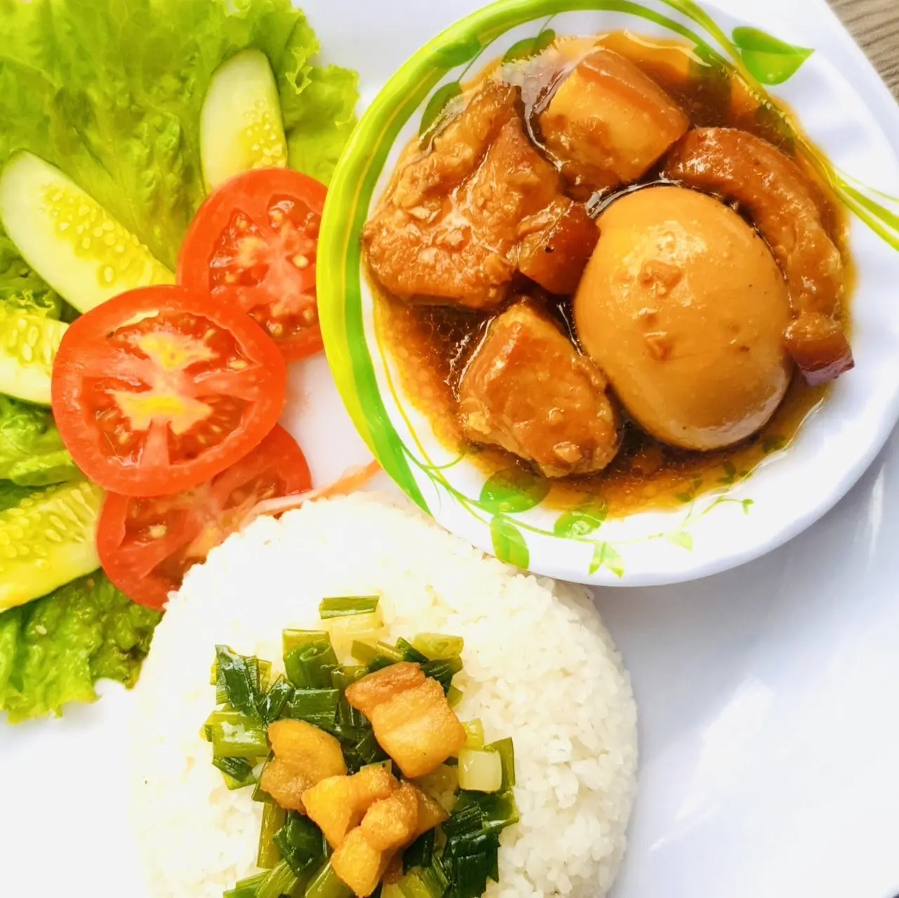 Hình ảnh Cơm thịt kho trứng
