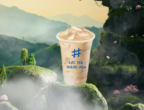 Hình ảnh Trà sữa dâu rừng