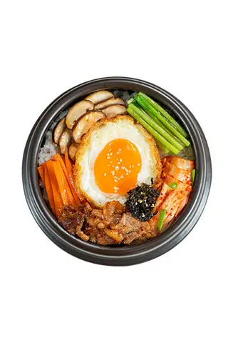 Hình ảnh Cơm trộn thịt bò