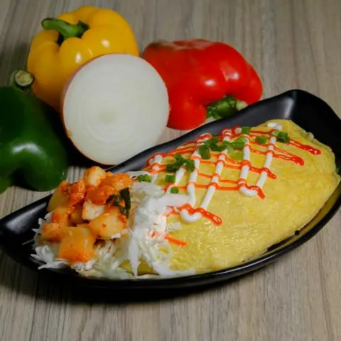 Hình ảnh Cơm bò hầm cuộn trứng