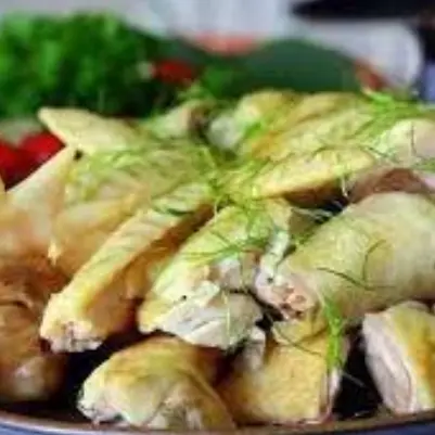 Hình ảnh Gà nữa con+ cháo + gỏi