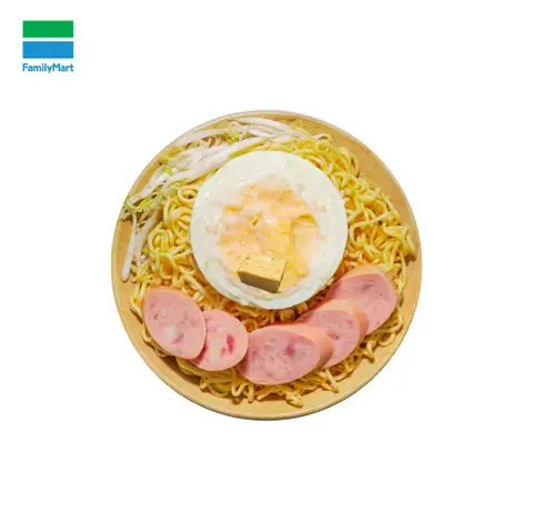 Hình ảnh Mì Trộn Xúc Xích Trứng Ốp La