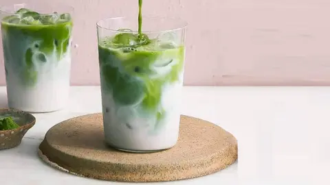 Hình ảnh Matcha sữa gấu