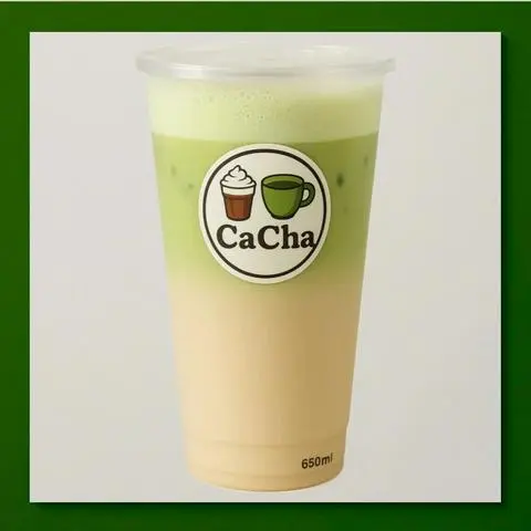 Hình ảnh Matcha latte sữa oatside