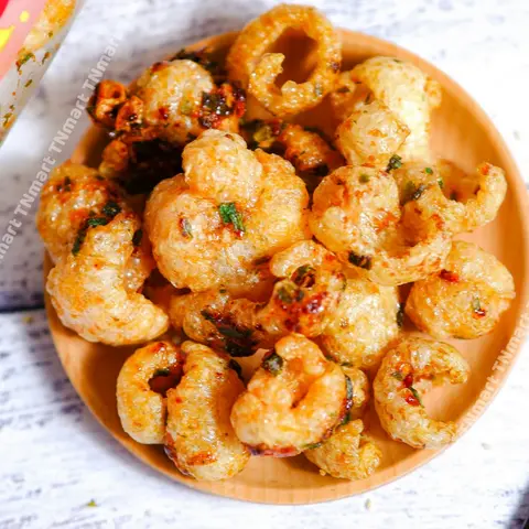 Hình ảnh Da heo cháy tỏi mắm hành 100gr