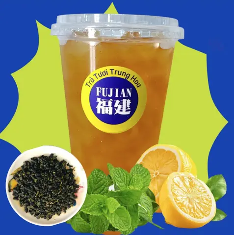 Hình ảnh Trà olong chanh vàng bạc hà Assam